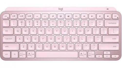 Logitech MX Keys Mini wireless keyboard Rose UK