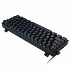 Redragon Draconic Compact RGB Wireless Brown Mechanical Tenkeyless Designed Bluetooth Gaming Keyboard Black HU Javított