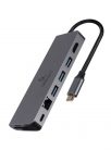 Gembird A-CM-COMBO5-05 USB Type-C 5-in-1 Multi-Port Adapter Space Grey