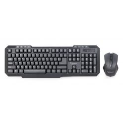 Gembird KBS-WM-02 Wireless Keyboard Combo Black US