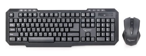 Gembird KBS-WM-02 Wireless Keyboard Combo Black US