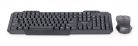 Gembird KBS-WM-02 Wireless Keyboard Combo Black US