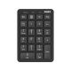 Port Designs Rechargeable Bluetooth Numeric Keypad Black