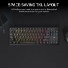 Corsair K70 Core TKL RGB Red Mechanical Gaming Keyboard Black US