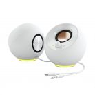 Creative Pebble SE 2.0 USB-C Powered PC Speakers with RGB Lighting White