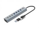 Conceptronic  HUBBIES20G 7-Port USB 3.0 Hub Grey