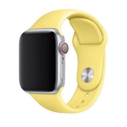   FIXED szilikon sportos óraszíj Apple Watch 38/40/41mm-es okosórákhoz, sárga