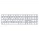 Apple Magic Keyboard (2024) Touch ID and Numeric Keypad Bluetooth Keyboard White HU