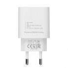 RivaCase RivaPower PS4101 WD4 EU Wall Charger 20W PD 3.0/ 1 USB-C with USB-C/USB-C Cable White