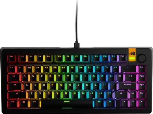 Glorious GMMK 3 HE 75% Prebuilt RGB Mechanical Gaming Keyboard Black UK