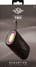 2GO Two Acoustics Bluetooth RGB Speaker Black