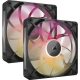 Corsair iCUE LINK RX140 MAX RGB 140mm PWM Thick Fans Starter Kit (2-Pack)