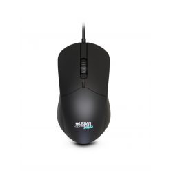 URBAN factory Cyclee Wired mouse Black