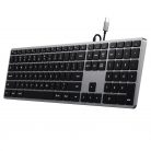 Satechi Slim W3 Type-C Keyboard Space Grey US