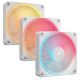 Corsair iCUE LINK LX120-R RGB 120mm PWM Reverse Fans Starter Kit White