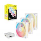 Corsair iCUE LINK LX120-R RGB 120mm PWM Reverse Fans Starter Kit White