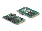 DeLock Mini PCIe I/O PCIe full size 2 x SATA 6 Gb/s