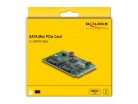 DeLock Mini PCIe I/O PCIe full size 2 x SATA 6 Gb/s