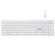 A4-Tech FBX50C Wireless Bluetooth Keyboard White US