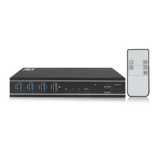 ACT AC7912 2-Port HDMI 4K@60Hz KVM Switch USB 3.2 Gen1 (USB 3.0)