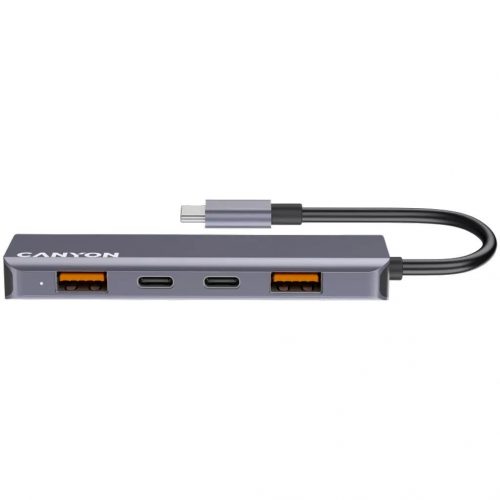 Canyon DS-18 5 Ports USB-C HUB Grey