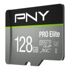 PNY 128GB microSDXC Pro Elite Class 10 U3 V10 + adapterrel