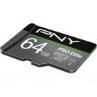 PNY 64GB microSDXC Pro Elite Class 10 U3 + adapterrel