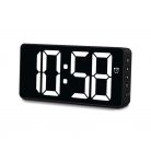 Hama Bali Digital Alarm Clock with Temperature Display Night Mode Black