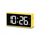 Hama Ibiza Digital Alarm Clock Multi-Colour Display with USB Charging Function Yellow