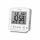 Hama Rhodes Digital Radio Alarm Clock LCD White