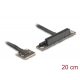 DeLock Adapter Mini PCIe male to PCIe 3.0 x8 slot 90° angled with cable 20cm