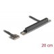 DeLock Adapter Mini PCIe male to PCIe 3.0 x16 slot 90° angled with cable 20cm