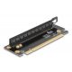 DeLock Riser Card PCI Express 3.0 x16 male to x16 slot 90° left angled - Slot height 35mm