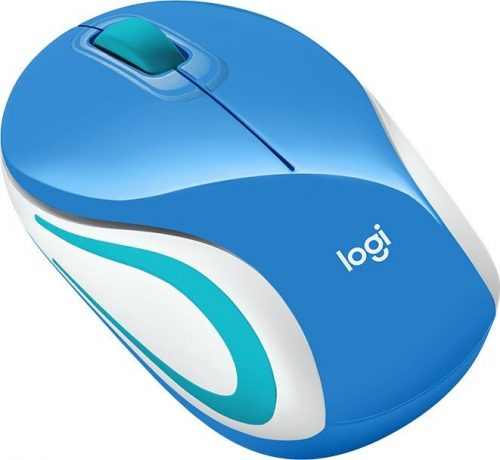 Logitech M187 Wireless Mini Mouse Blue/Aqua