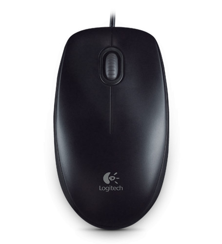 Logitech B100 Optical USB Mouse Black