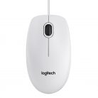 Logitech B100 Optical USB Mouse White