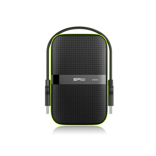 Silicon Power 2TB 2,5" USB3.2 Armor A60 Black/Green