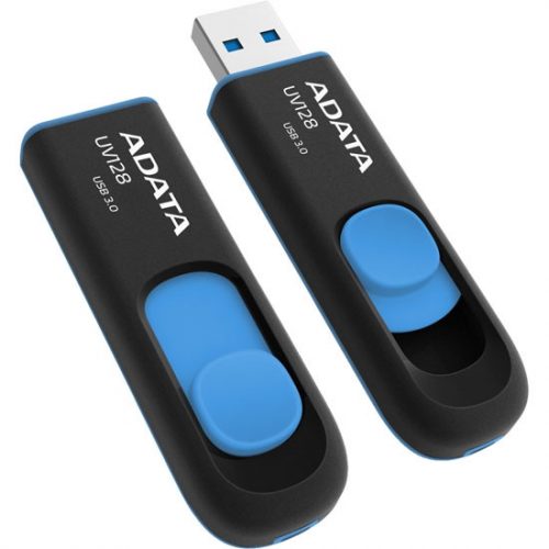 A-Data 32GB Flash Drive UV128 USB3.0 Black/Blue