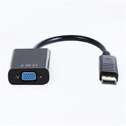 Gembird Displayport -> VGA M/F adapter 0.2m fekete