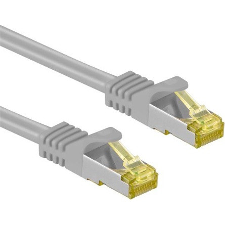 Goobay RJ45 CAT7 S/FTP -> RJ45 CAT7 S/FTP M/M adatkábel 5m szürke