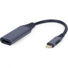 Gembird USB-C -> HDMI 1.4 M/F adapter 0.15m szürke