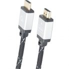 Gembird Select Plus HDMI 2.0 Ethernet -> HDMI 2.0 Ethernet M/M video kábel 2m fekete-szürke