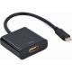 Gembird USB-C -> HDMI 1.4 M/F adapter 0.15m fekete