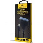 Gembird USB-C 3.1 Gen1 -> SATA M/F adapter 0.2m fekete