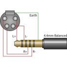 ifi Jack 4,4mm -> 2db XLR M/M audio kábel fekete Standard Edition