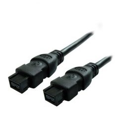   Goobay FireWire 800  9/9 (IEEE-1394b)  M/M adatkábel 1.8m fekete