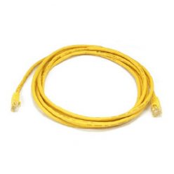 OEM RJ45 CAT5e UTP - RJ45 CAT5e UTP M/M adatkábel 1m sárga