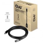 Club3D Mini DisplayPort to DisplayPort1.4 Extension Cable 8K60Hz DSC1.2 HBR3 HDR M/F 1m/3.28 ft