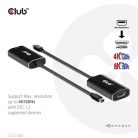 Club3D Mini DisplayPort 1.4 to HDMI 4K120Hz with DSC1.2 Active Adapter M/F