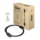 Club3D USB TYPE C 3.1 GEN 2 MALE TO TYPE C MALE USB 3.1 (10Gbps) Type C PD 100W  0.8M/2.6Ft kábel Support 4K60HZ